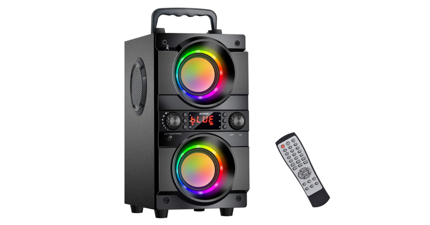 SUPNIU 60W radio fm avec haut-parleur bluetooth